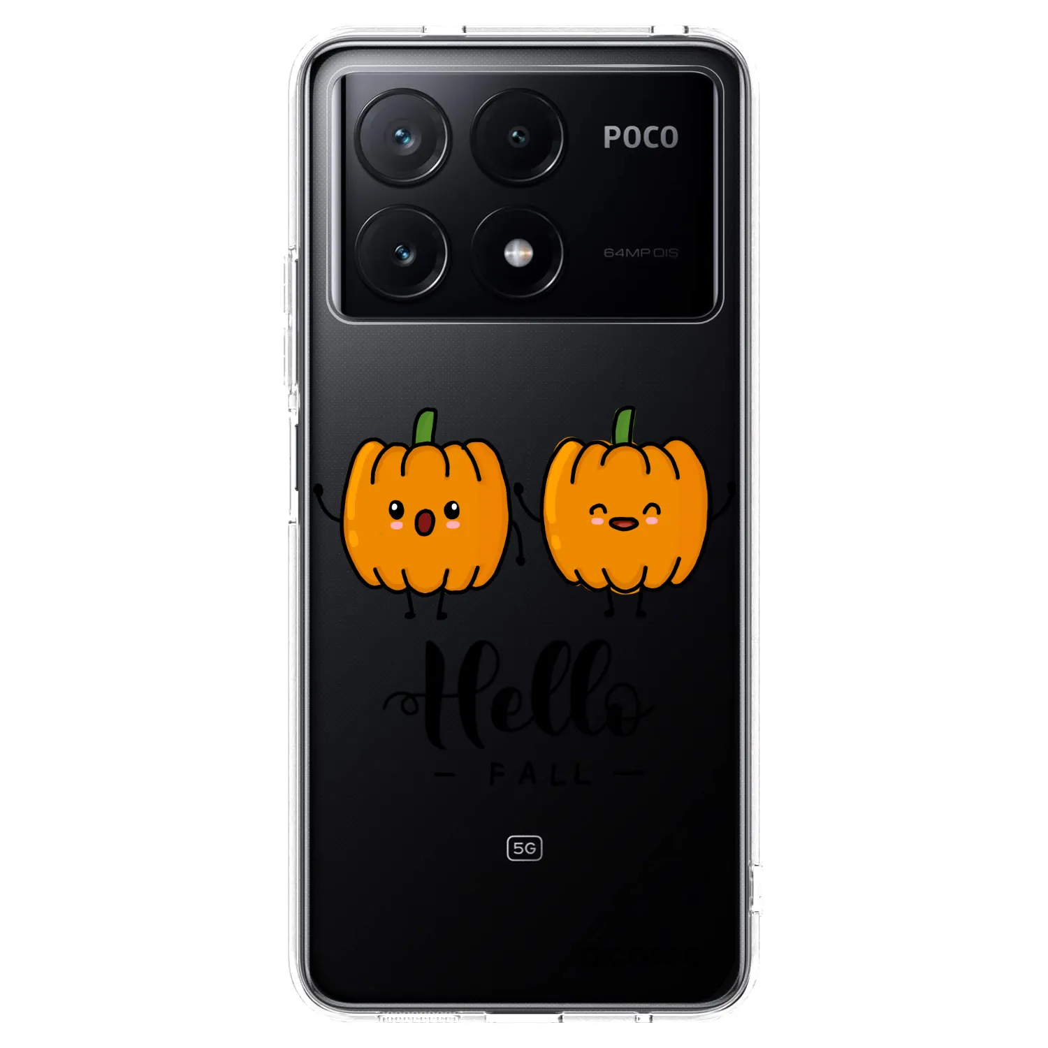 Picasee silikónový prehľadný obal pre Xiaomi Poco X6 Pro - Hallo Fall