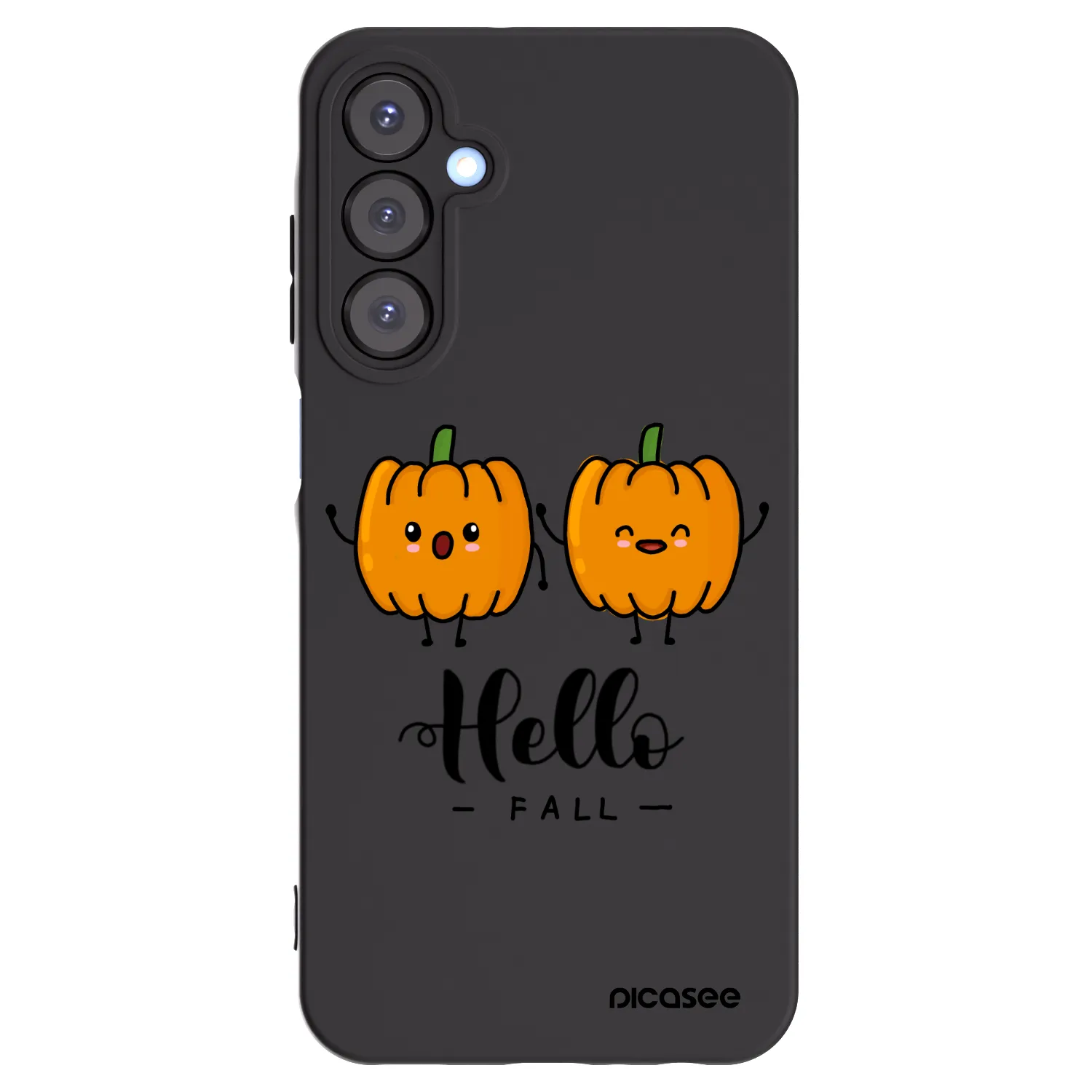 Picasee silikónový čierny obal pre Samsung Galaxy A25 A256B 5G - Hallo Fall