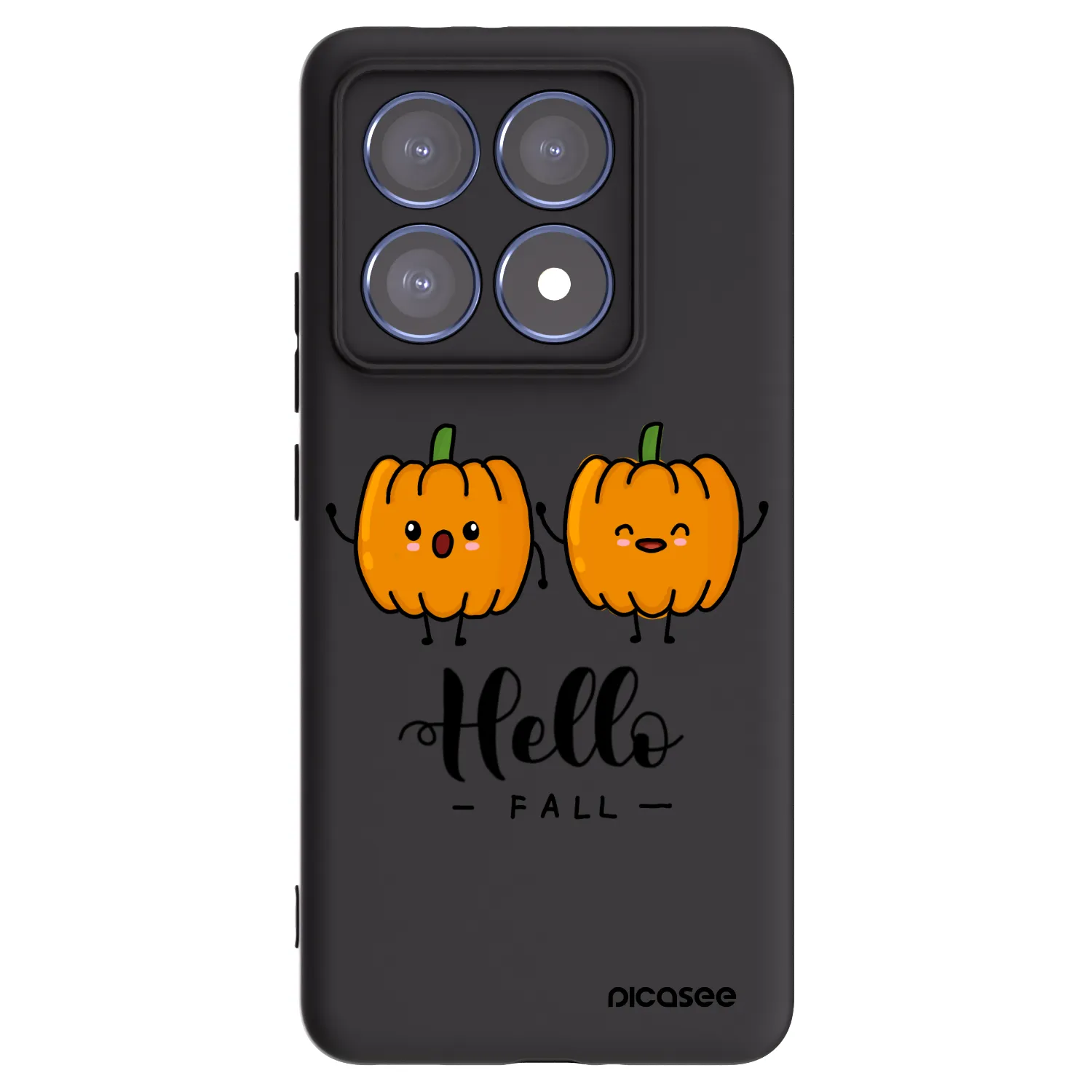 Picasee silikónový čierny obal pre Xiaomi 14T Pro - Hallo Fall