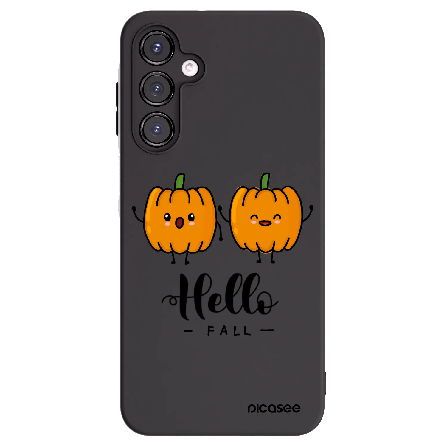 Picasee silikónový čierny obal pre Samsung Galaxy A16 5G - Hallo Fall