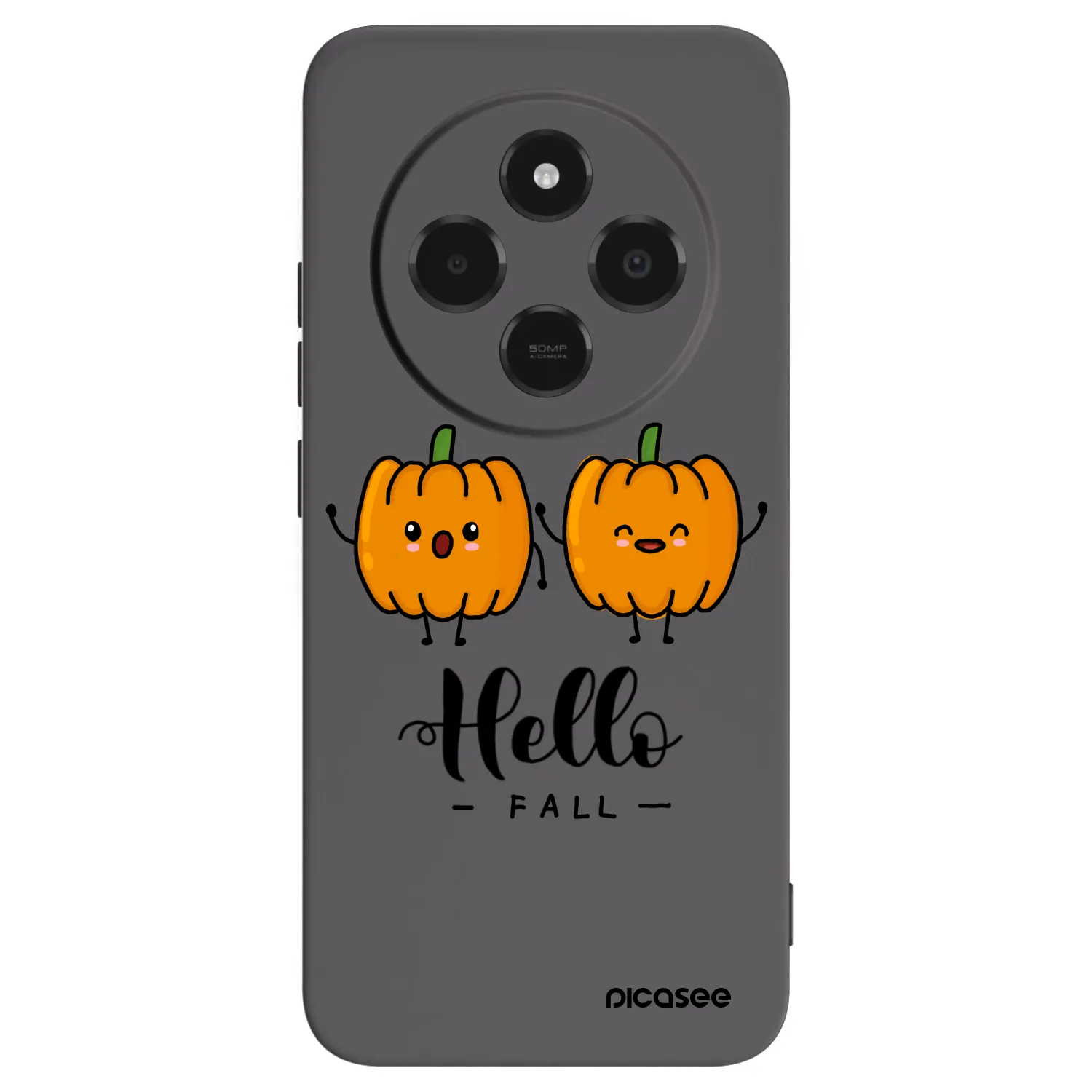 Picasee silikónový čierny obal pre Xiaomi Poco C75 - Hallo Fall