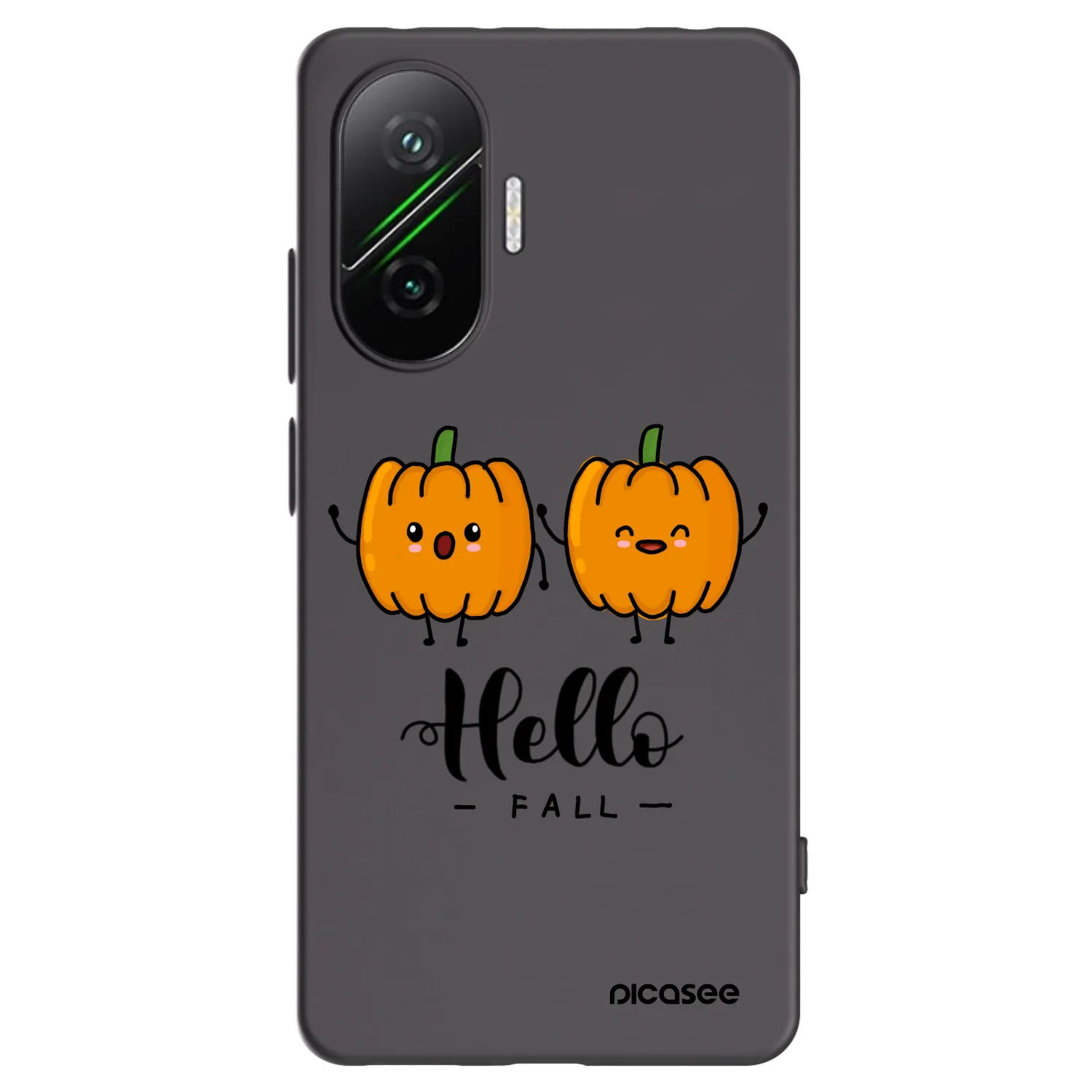 Picasee silikónový čierny obal pre Xiaomi Poco F7 Pro 5G - Hallo Fall