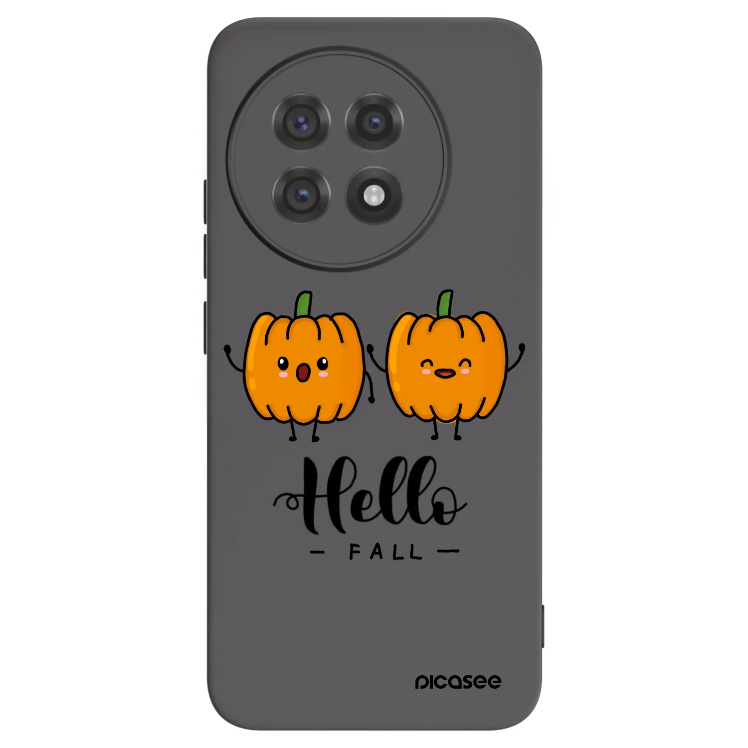 Picasee silikónový čierny obal pre OnePlus 13R 5G - Hallo Fall