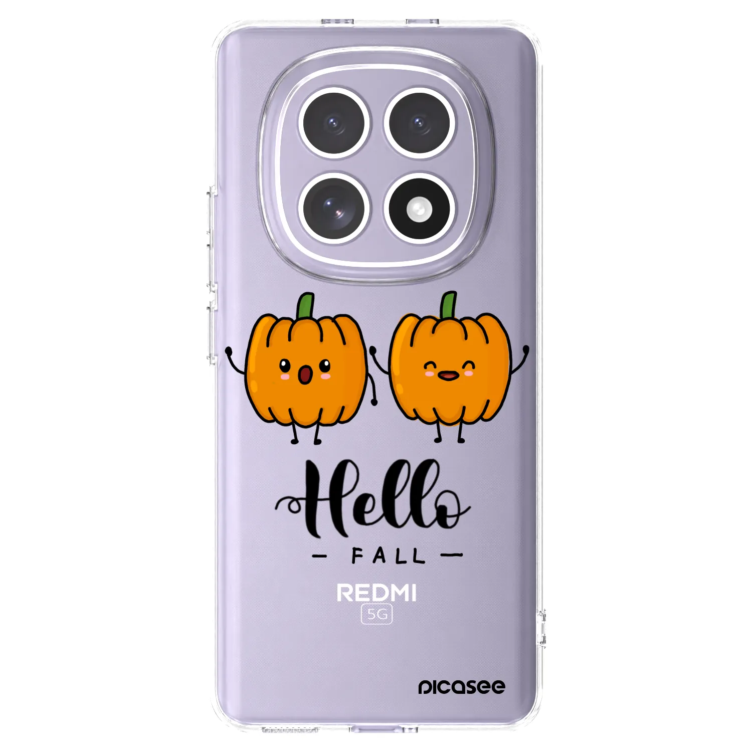 Picasee silikónový prehľadný obal pre Xiaomi Redmi Note 15 4G - Hallo Fall
