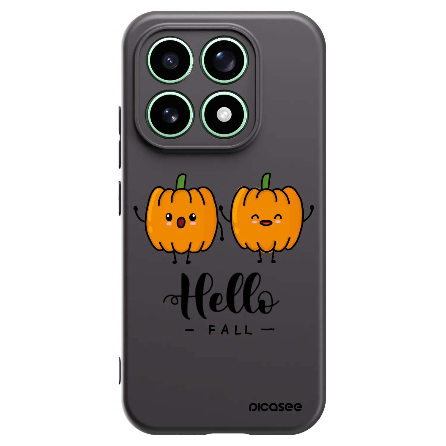 Picasee silikónový čierny obal pre Xiaomi 17 - Hallo Fall