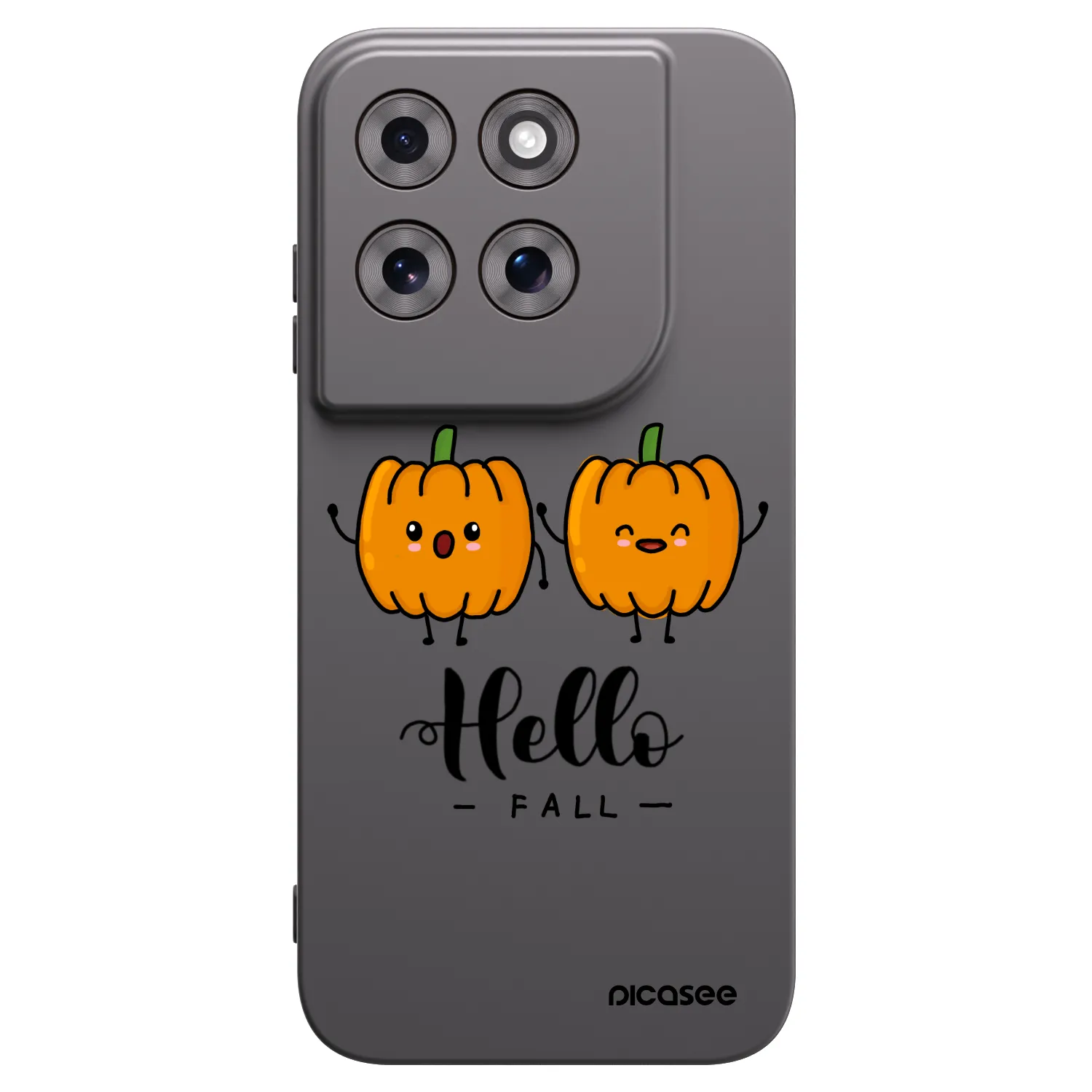 Picasee silikónový čierny obal pre Motorola Moto G77 - Hallo Fall