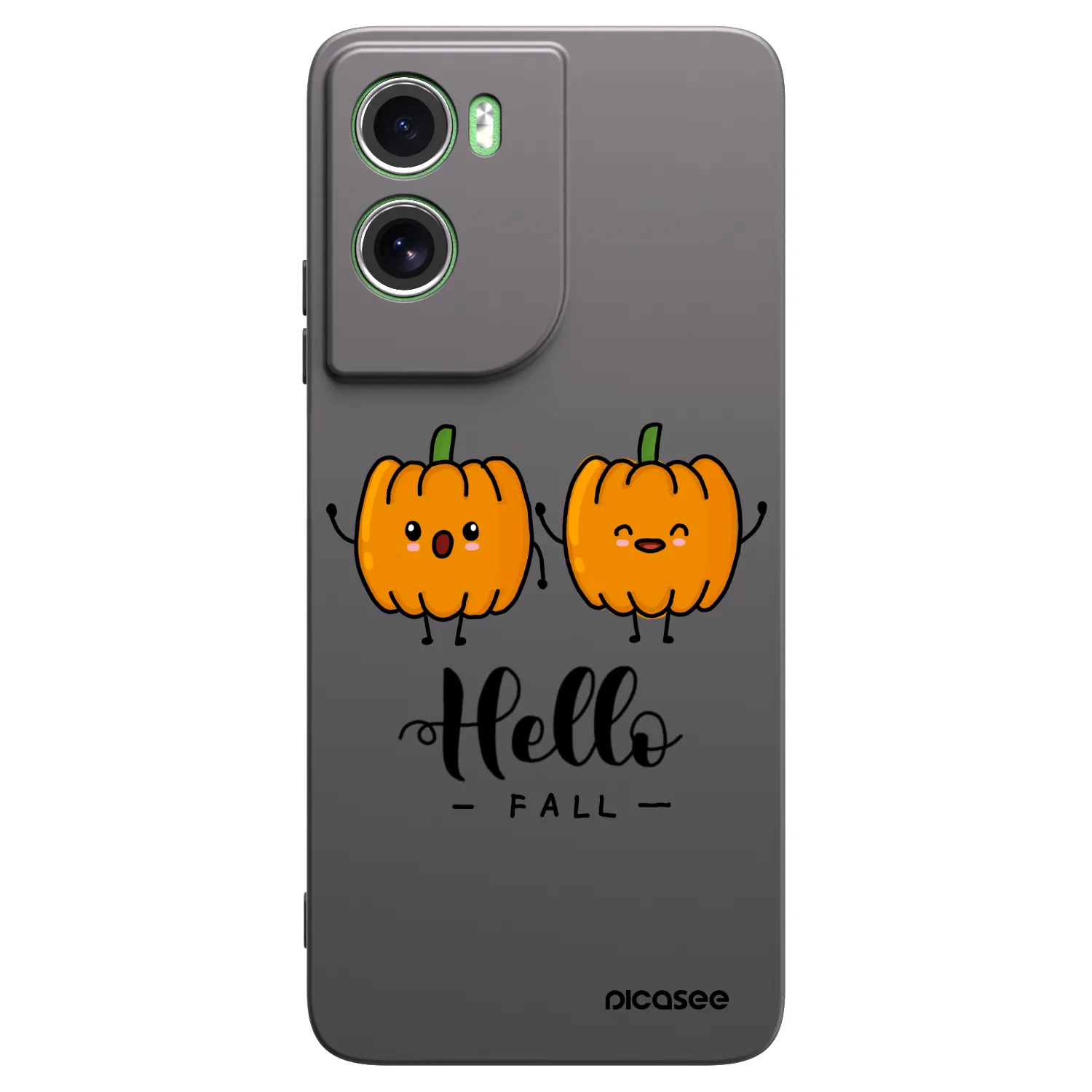 Picasee silikónový čierny obal pre Motorola Moto G06 - Hallo Fall