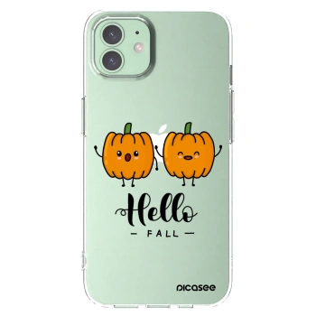 Picasee silikónový prehľadný obal pre Apple iPhone 12 - Hallo Fall