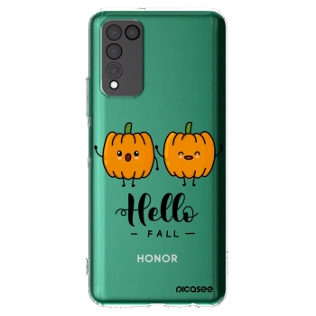 Picasee silikónový prehľadný obal pre Honor 10X Lite - Hallo Fall