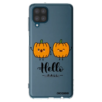 Picasee silikónový prehľadný obal pre Samsung Galaxy A12 A125F - Hallo Fall