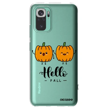 Picasee silikónový prehľadný obal pre Xiaomi Redmi Note 10 Pro - Hallo Fall