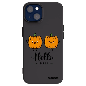Picasee silikónový čierny obal pre Apple iPhone 14 - Hallo Fall