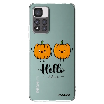 Picasee silikónový prehľadný obal pre Xiaomi Redmi Note 11 Pro+ 5G - Hallo Fall