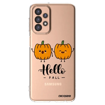 Picasee silikónový prehľadný obal pre Samsung Galaxy A23 A236B 5G - Hallo Fall