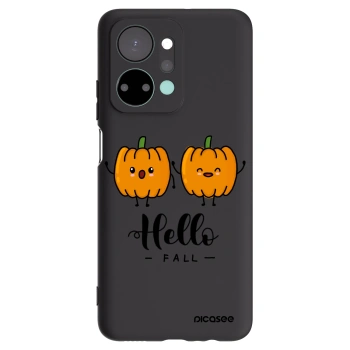Picasee silikónový čierny obal pre Honor X7a - Hallo Fall