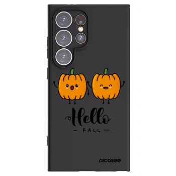 Picasee silikónový čierny obal pre Samsung Galaxy S24 Ultra S928B 5G - Hallo Fall