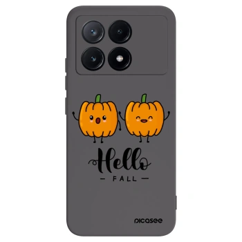 Picasee silikónový čierny obal pre Xiaomi Poco X6 Pro - Hallo Fall