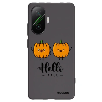 Picasee silikónový čierny obal pre Xiaomi Poco F7 Pro 5G - Hallo Fall