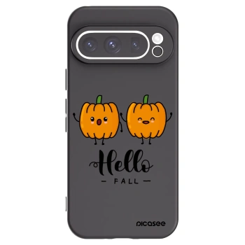 Picasee silikónový čierny obal pre Google Pixel 9 Pro XL - Hallo Fall