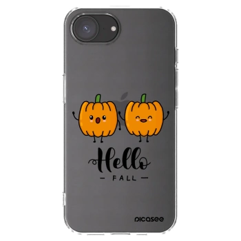 Picasee silikónový prehľadný obal pre Apple iPhone 17e - Hallo Fall
