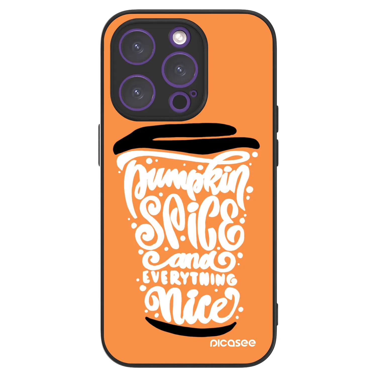 Picasee ULTIMATE CASE pro Apple iPhone 14 Pro - Pumpkin coffee