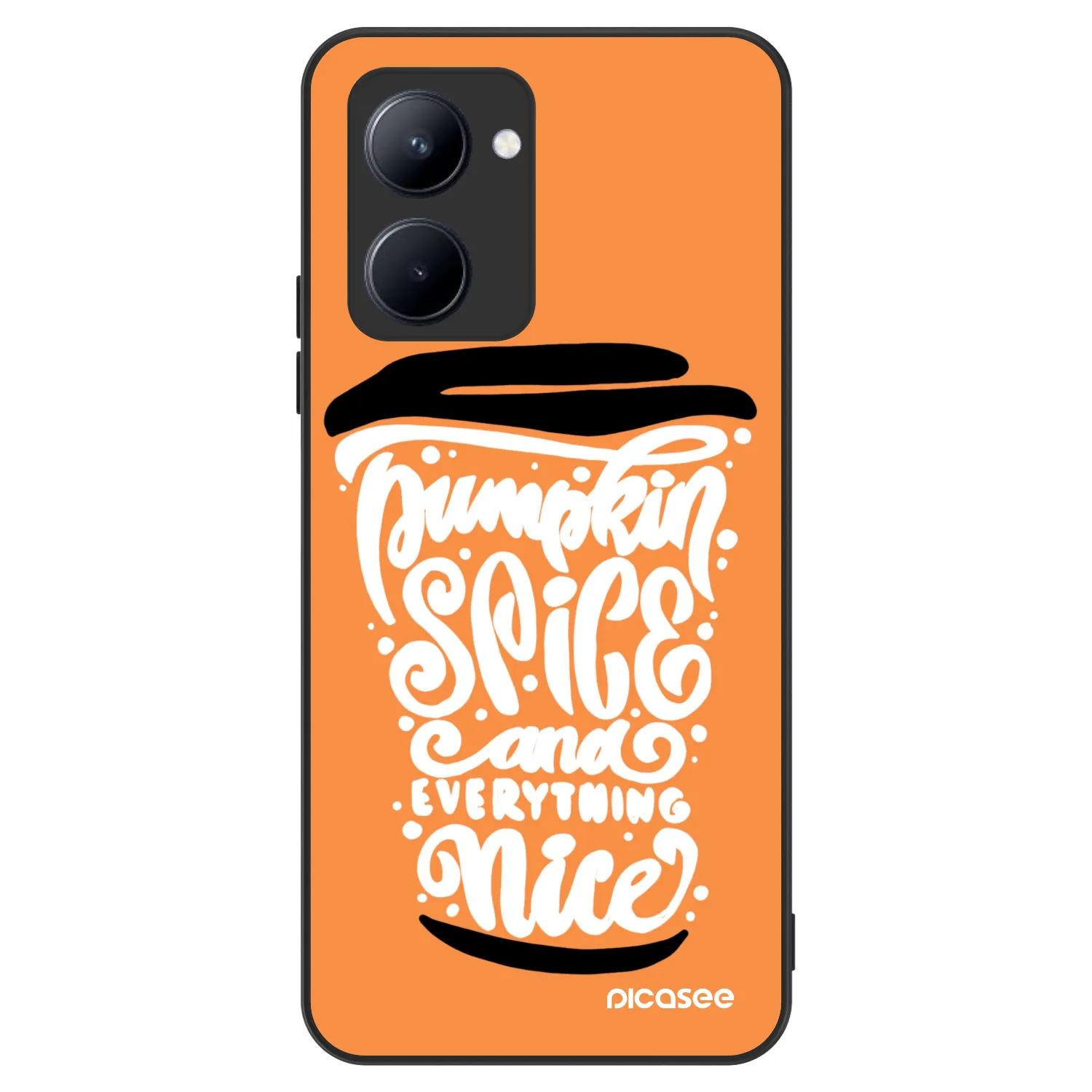 Picasee ULTIMATE CASE pro Realme C33 (2023) - Pumpkin coffee