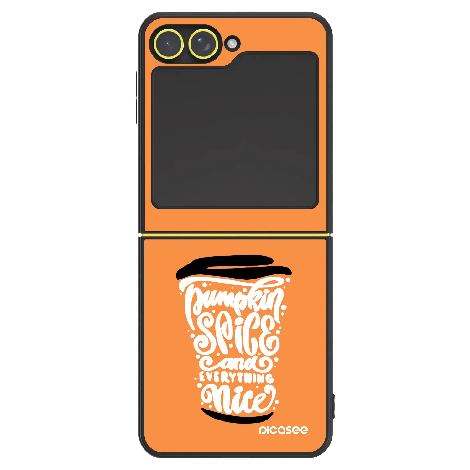 Picasee ULTIMATE CASE pro Samsung Galaxy Z Flip5 5G - Pumpkin coffee