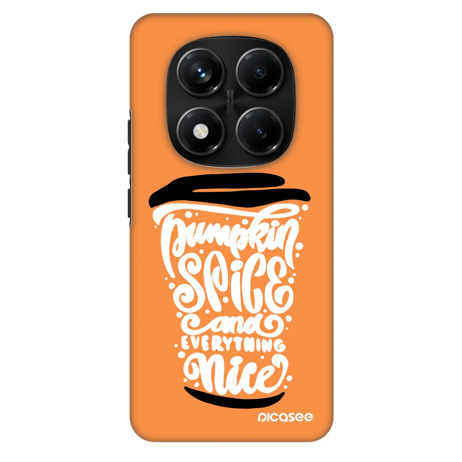 Picasee Fashion Case pre Xiaomi Redmi Note 14 Pro+ 5G - Pumpkin coffee