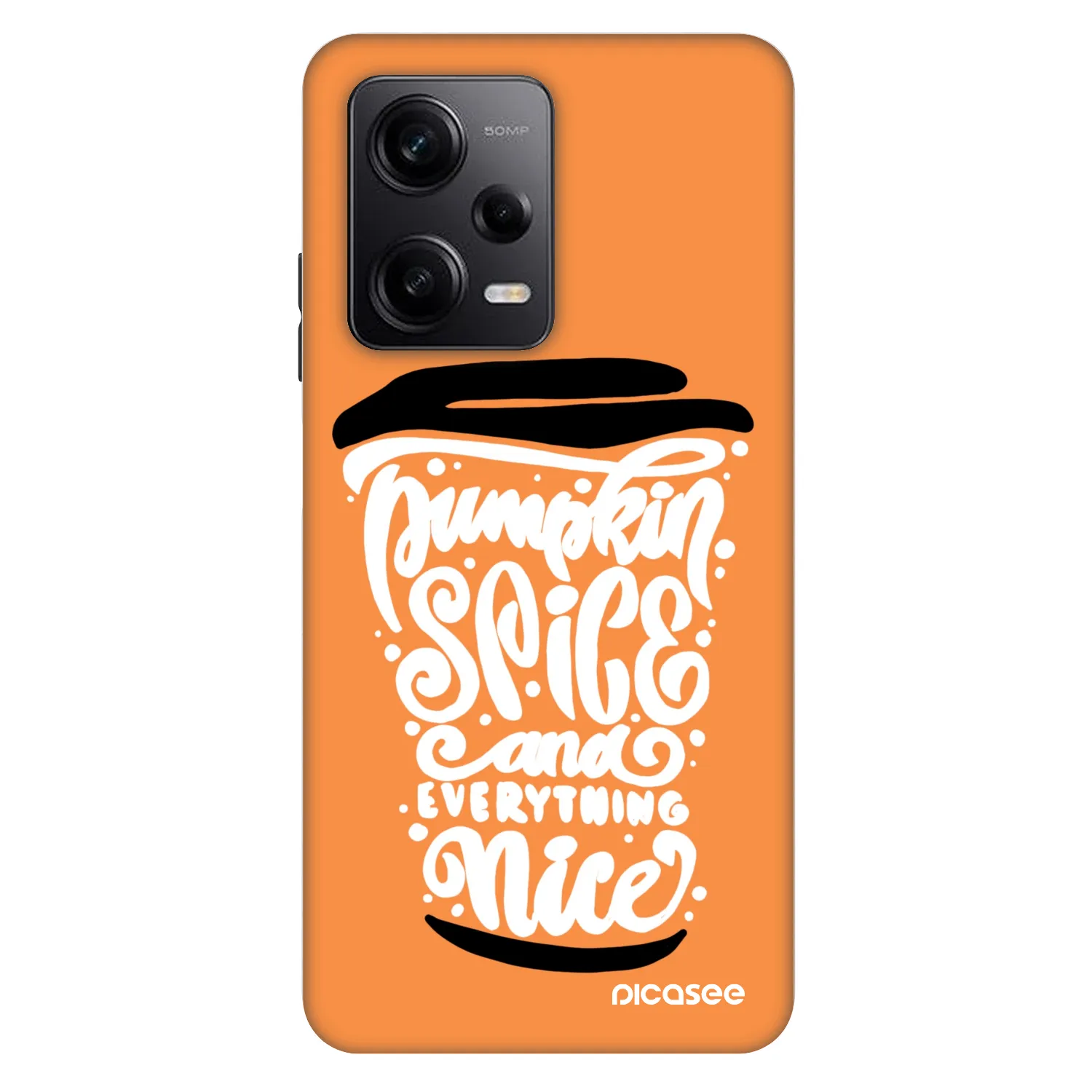 Picasee Fashion Case pre Xiaomi Redmi Note 12 Pro 5G - Pumpkin coffee