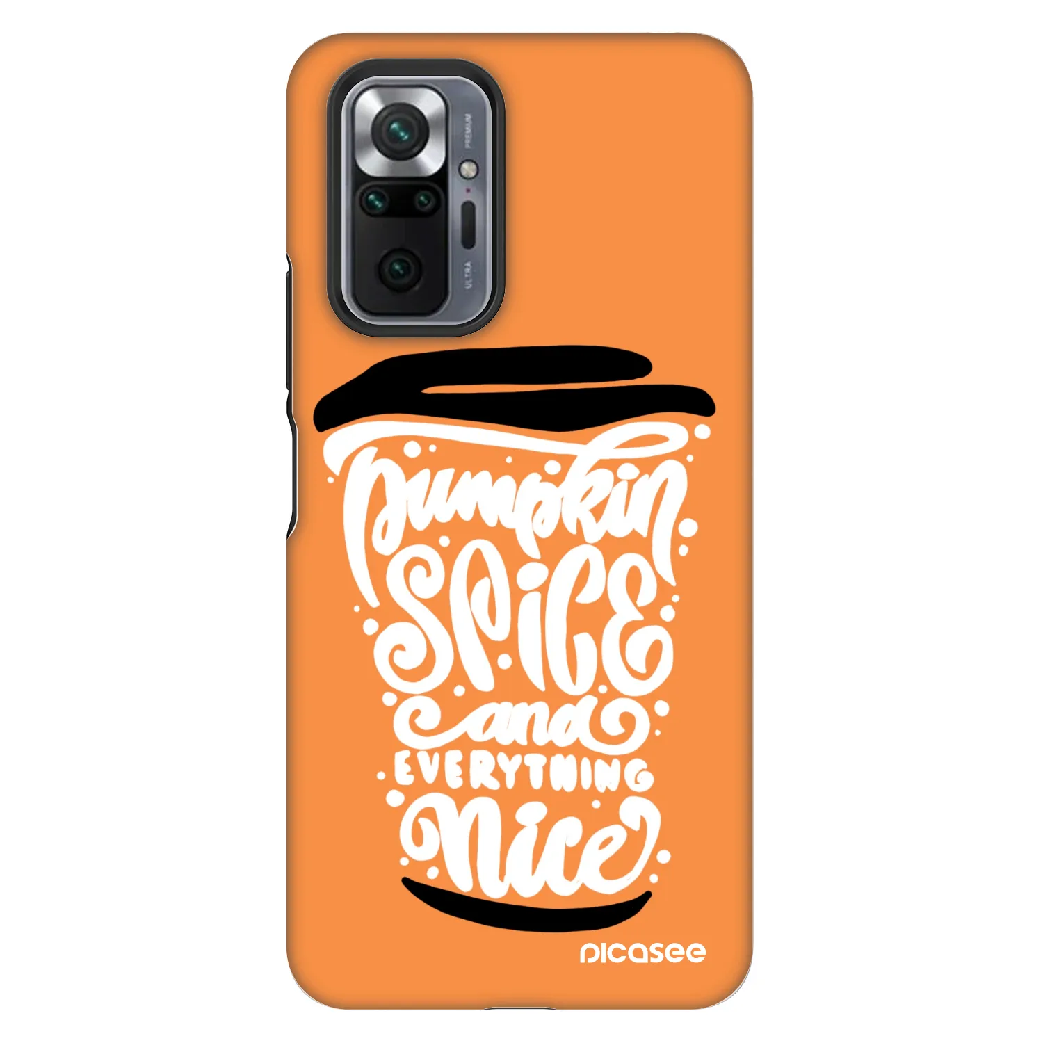 Picasee Fashion Case pre Xiaomi Redmi Note 10 Pro - Pumpkin coffee