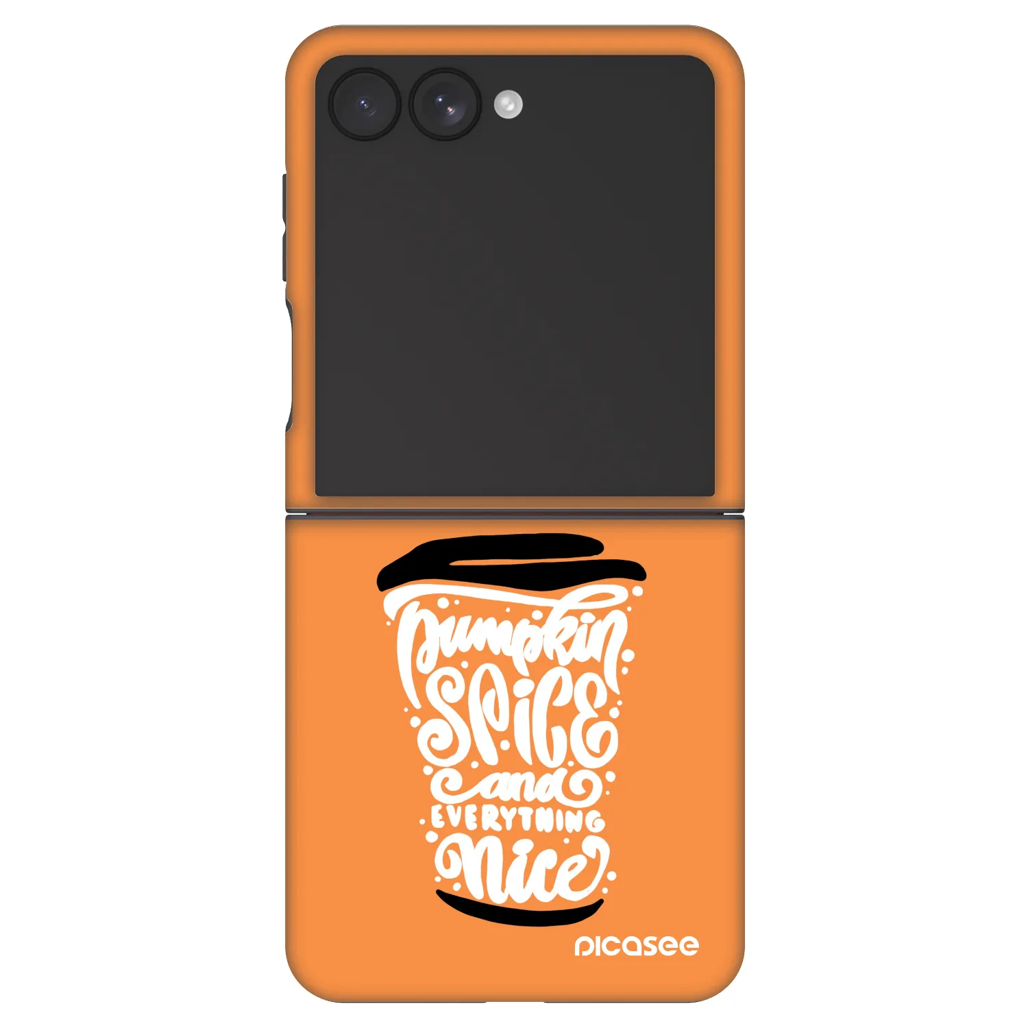 Picasee Fashion Case pre Samsung Galaxy Z Flip7 5G - Pumpkin coffee
