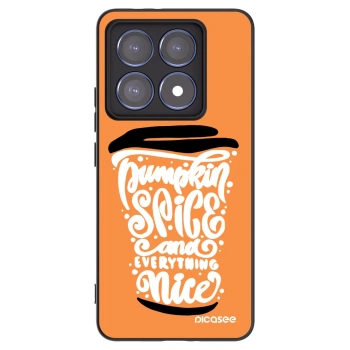 Picasee silikónový čierny obal pre Xiaomi 14T Pro - Pumpkin coffee