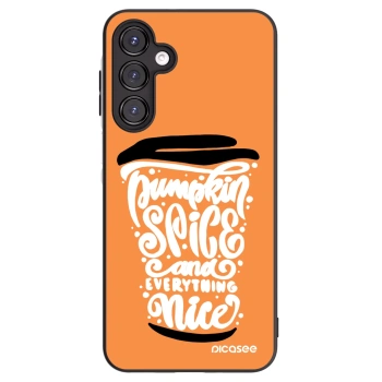 Picasee silikónový čierny obal pre Samsung Galaxy A16 5G - Pumpkin coffee