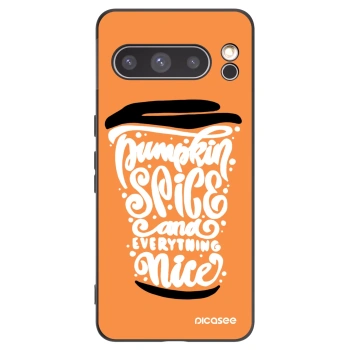 Picasee silikónový čierny obal pre Google Pixel 8 Pro - Pumpkin coffee