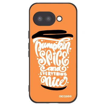 Picasee silikónový čierny obal pre Google Pixel 9a - Pumpkin coffee