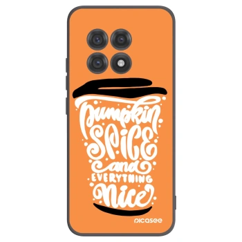 Picasee silikónový čierny obal pre OnePlus 13R 5G - Pumpkin coffee
