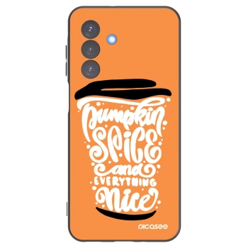 Picasee silikónový čierny obal pre Samsung Galaxy A17 5G - Pumpkin coffee