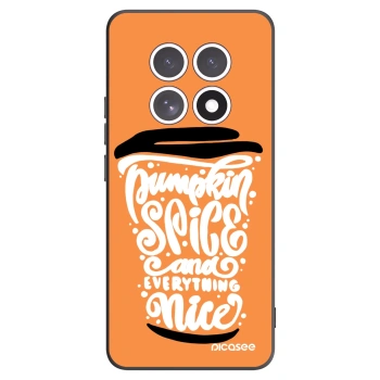 Picasee silikónový čierny obal pre Xiaomi Redmi Note 15 4G - Pumpkin coffee