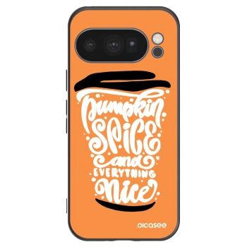Picasee silikónový čierny obal pre Google Pixel 10 Pro - Pumpkin coffee