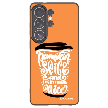 Picasee silikónový čierny obal pre Samsung Galaxy S26 Ultra - Pumpkin coffee