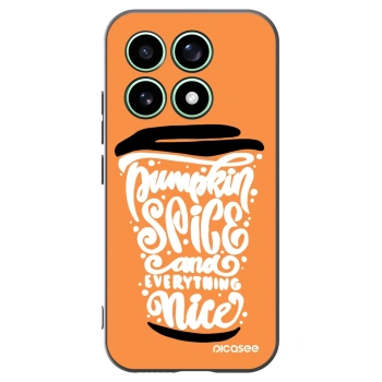 Picasee silikónový čierny obal pre Xiaomi 17 - Pumpkin coffee