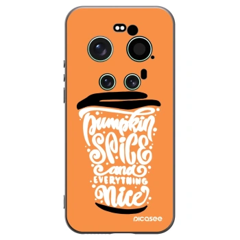 Picasee silikónový čierny obal pre Xiaomi 17 Ultra - Pumpkin coffee