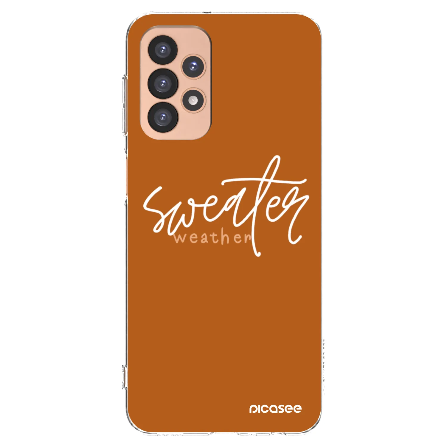 Picasee silikónový prehľadný obal pre Samsung Galaxy A23 A236B 5G - Sweater weather