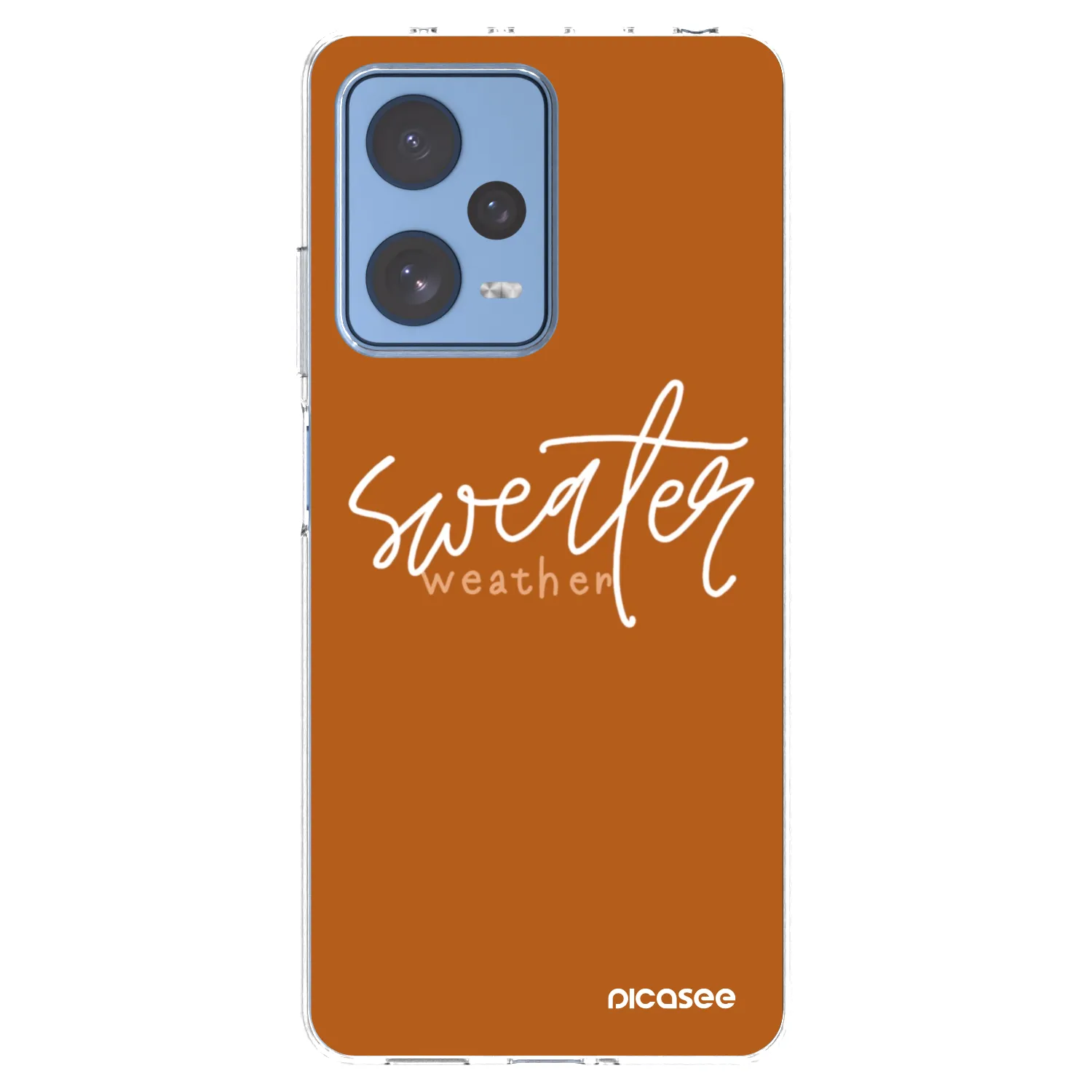 Picasee silikónový prehľadný obal pre Xiaomi Redmi Note 12 Pro 5G - Sweater weather