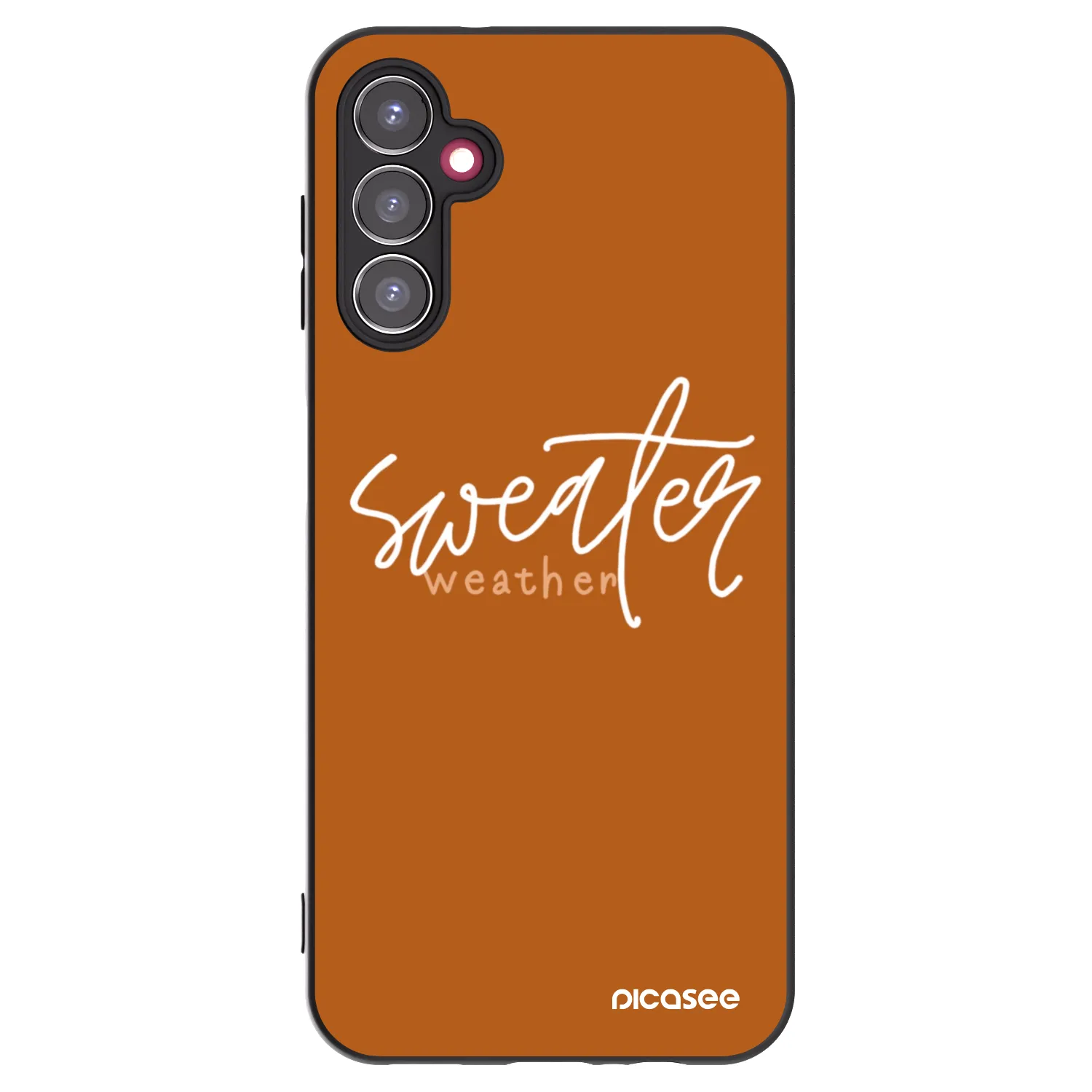 Picasee silikónový čierny obal pre Samsung Galaxy A14 4G A145R - Sweater weather