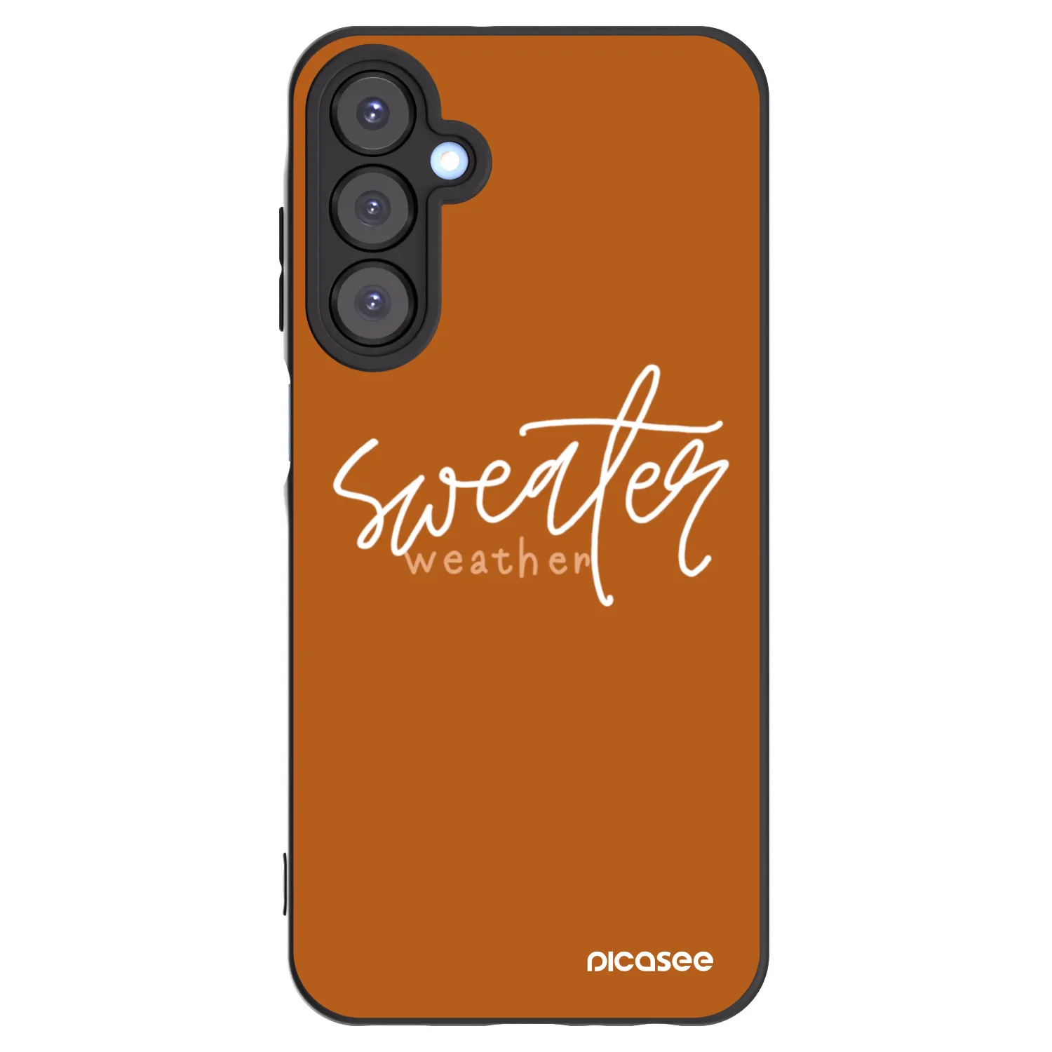 Picasee silikónový čierny obal pre Samsung Galaxy A25 A256B 5G - Sweater weather