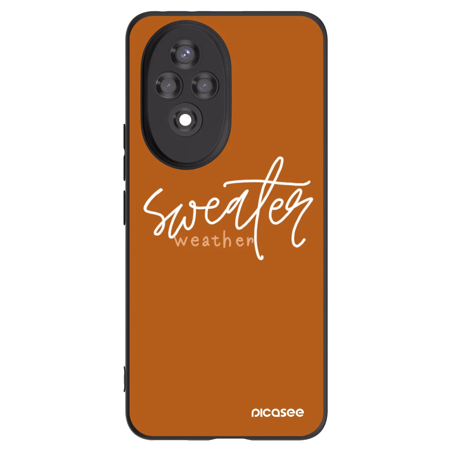 Picasee silikónový čierny obal pre Honor 200 Pro 5G - Sweater weather