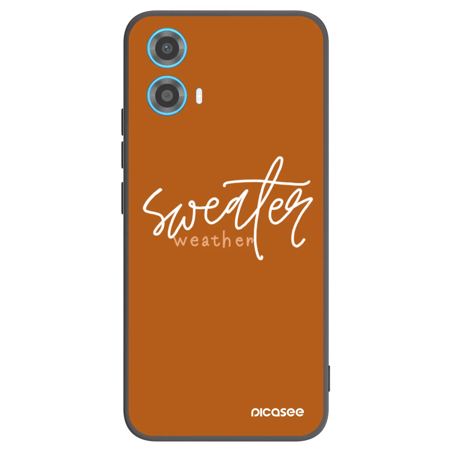 Picasee silikónový čierny obal pre Motorola Moto G34 5G - Sweater weather