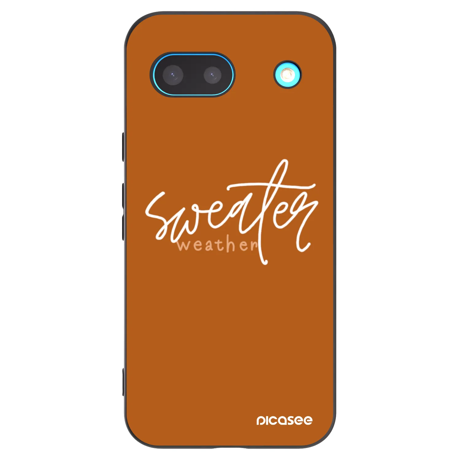 Picasee silikónový čierny obal pre Google Pixel 8 - Sweater weather