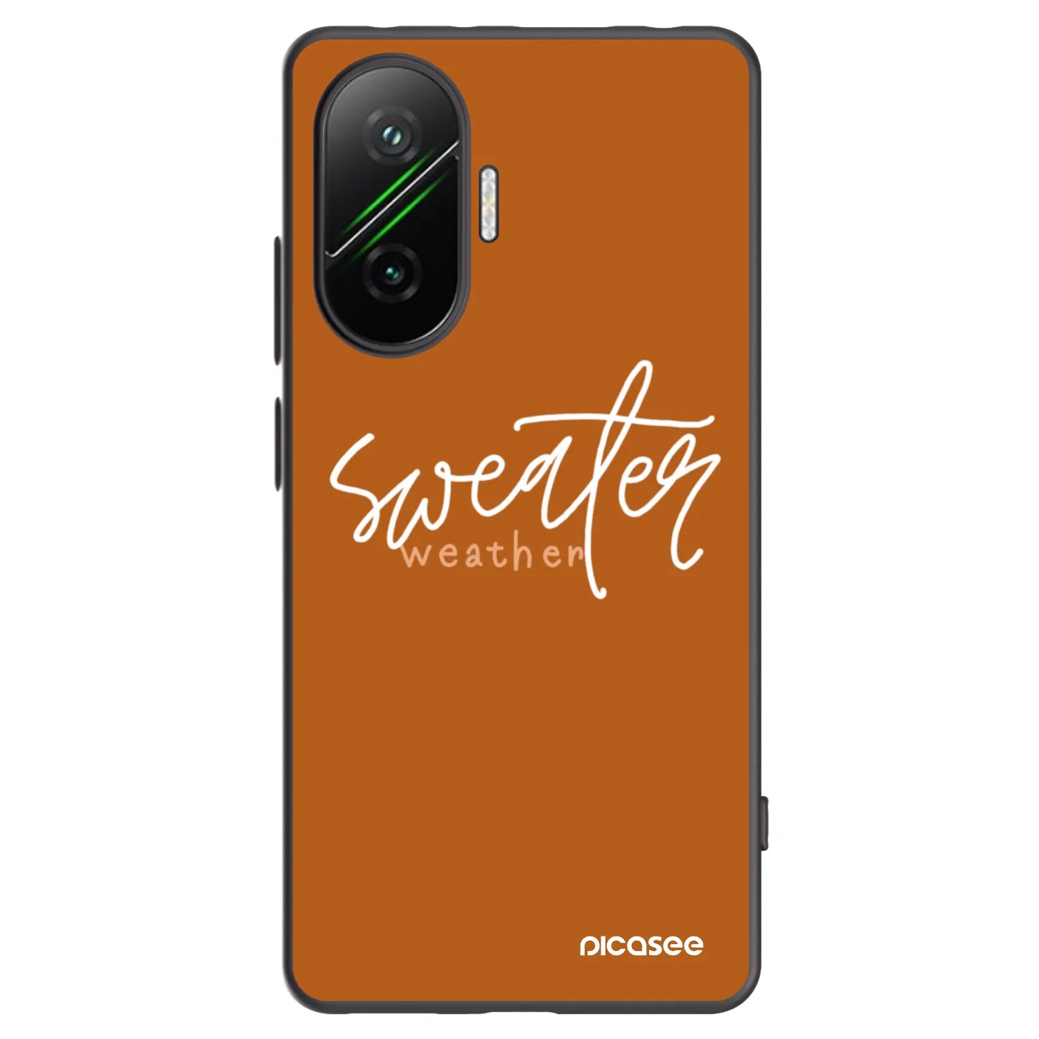 Picasee silikónový čierny obal pre Xiaomi Poco F7 Pro 5G - Sweater weather